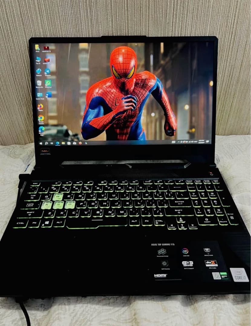 للبيع لابتوب مستعمل asus Tuf cor i 7
